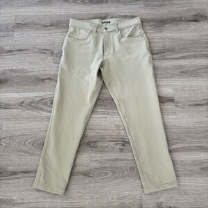 Origin USA Pants Mens 34x30 Scout Tan GTFO Straight Stretch Taper Travel Pant